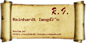 Reinhardt Imogén névjegykártya